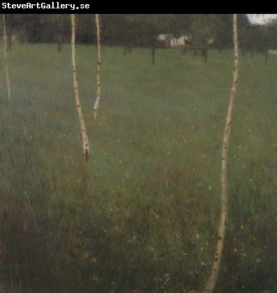 Gustav Klimt Farmhouse with Birch Trees (mk20)